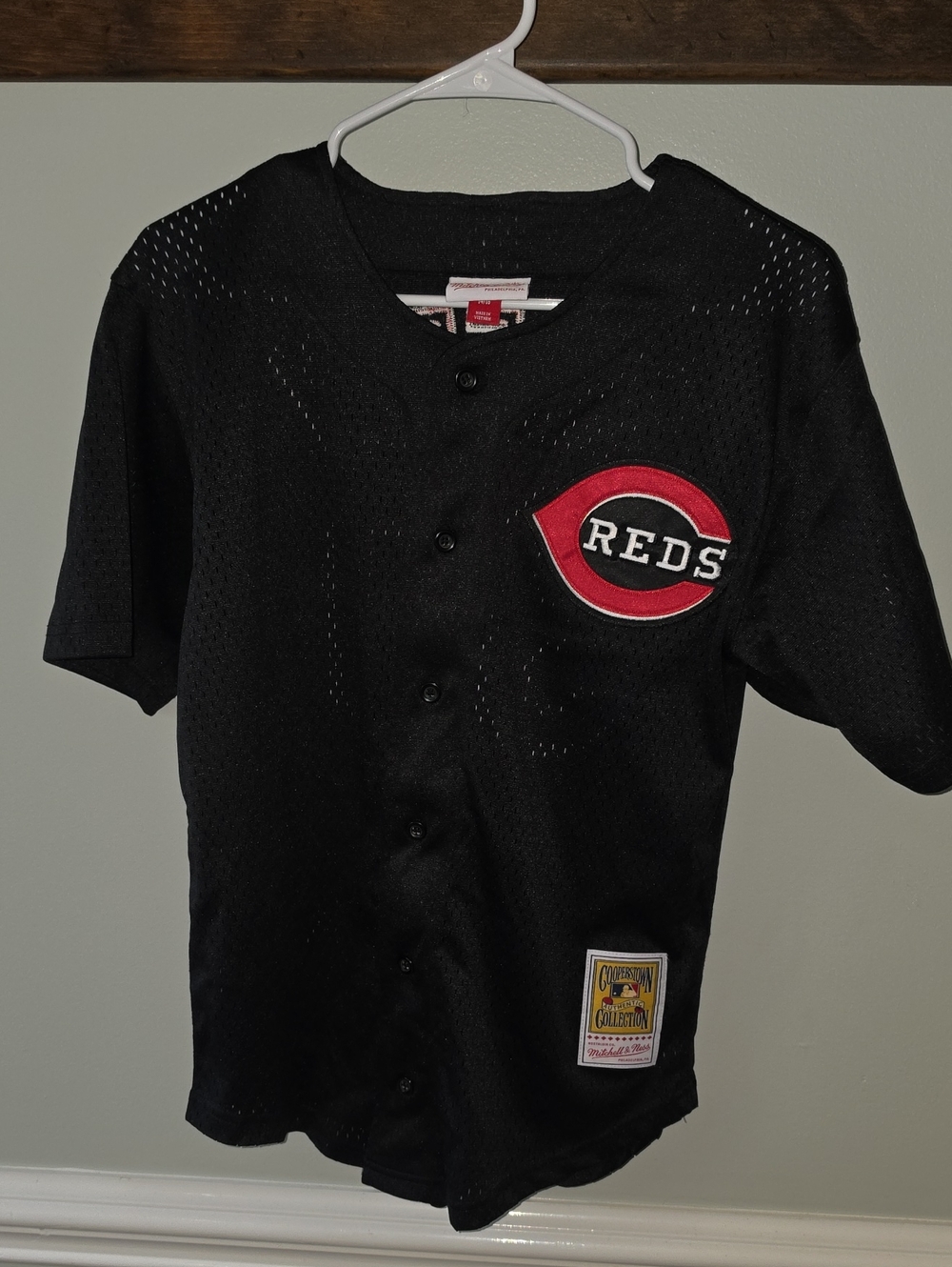 Kids Black Baseball Jersey Large 14/16